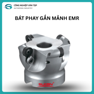Bát phay EMR Suken – Giải pháp đài phay gắn mảnh RPMT cho gia công CNC chính xác