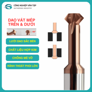 Dao vát mép lỗ xuôi ngược