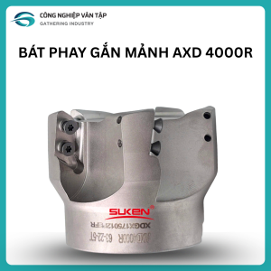 Bát phay gắn mảnh AXD 4000R hãng SUKEN lắp mảnh XDGX1750
